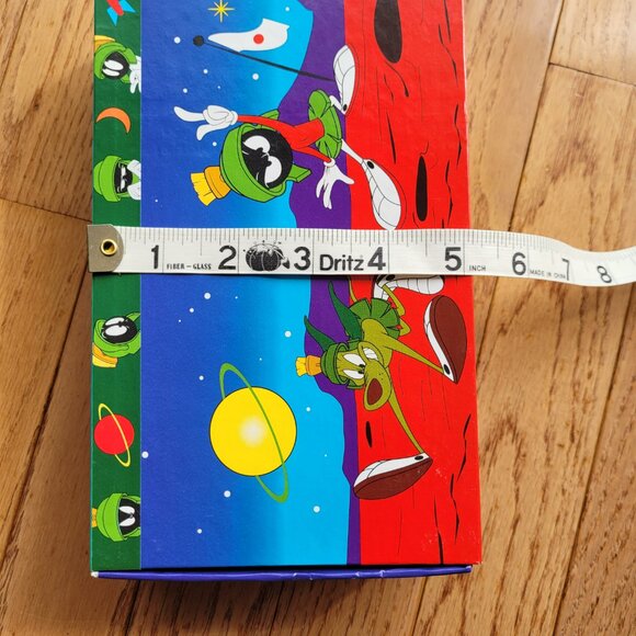 Looney Toons Marvin The Martian Pencil Box 1997 Made In USA Vintage - Picture 12 of 13